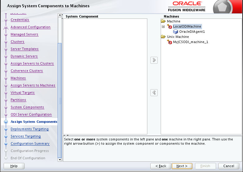 Assign System Components