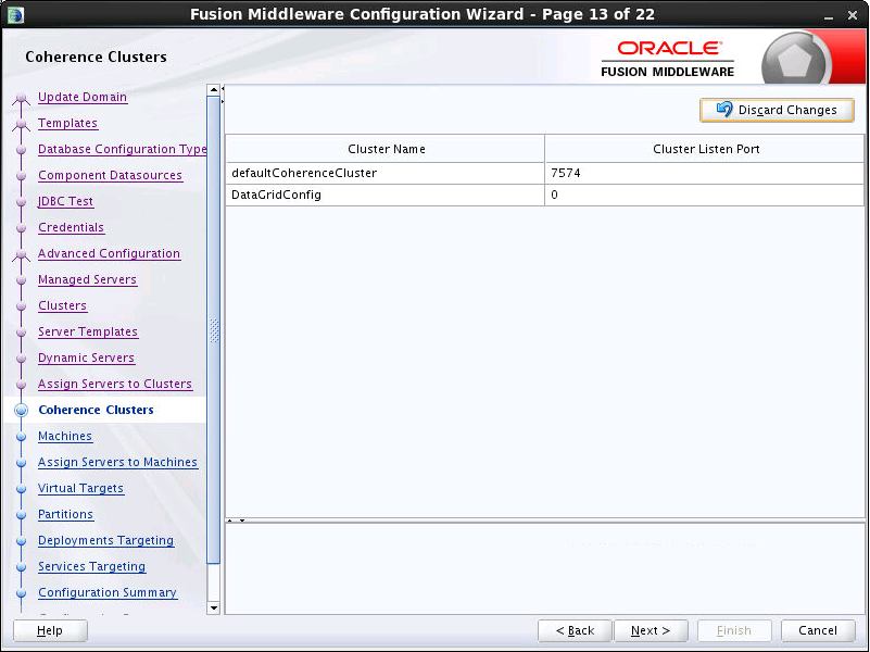 Set up Coherence clusters