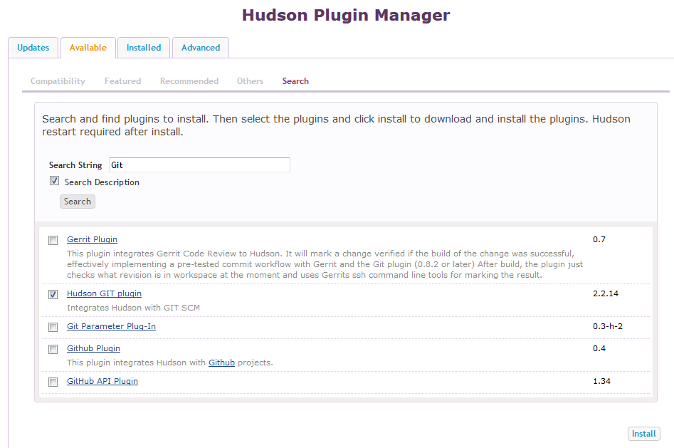Description of hudson_git_plugin.png follows