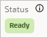 Status showing deployment as ready