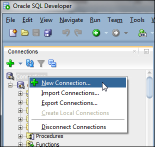 Sql developer oracle удалить connection