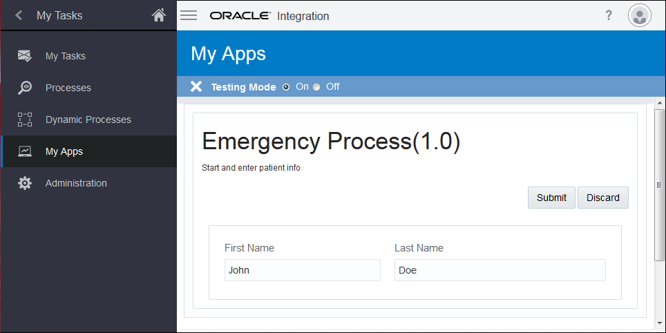 Description of er-example-start-application2.png follows