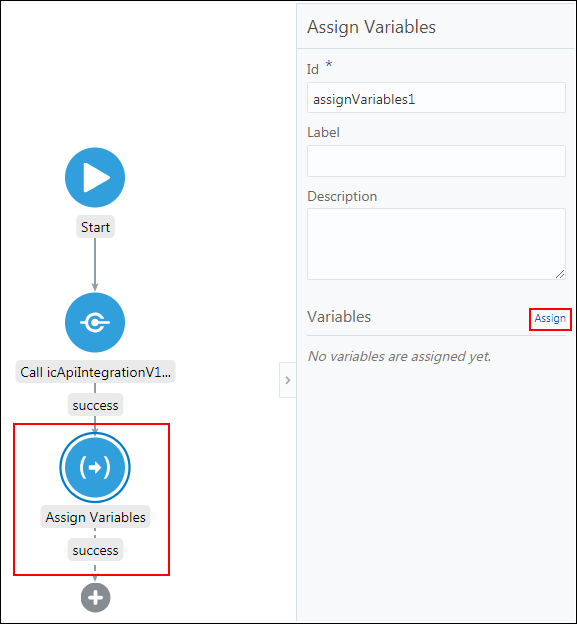 Configure the Action Chain to Invoke the Integration