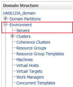 Description of wls-server-menu.png follows