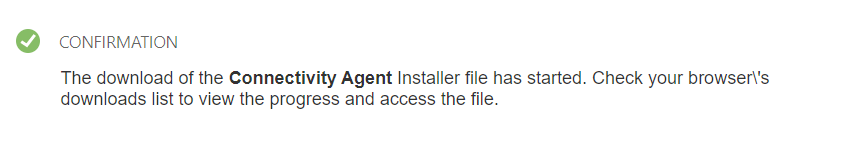 Description of agent_download_confirmation.png follows