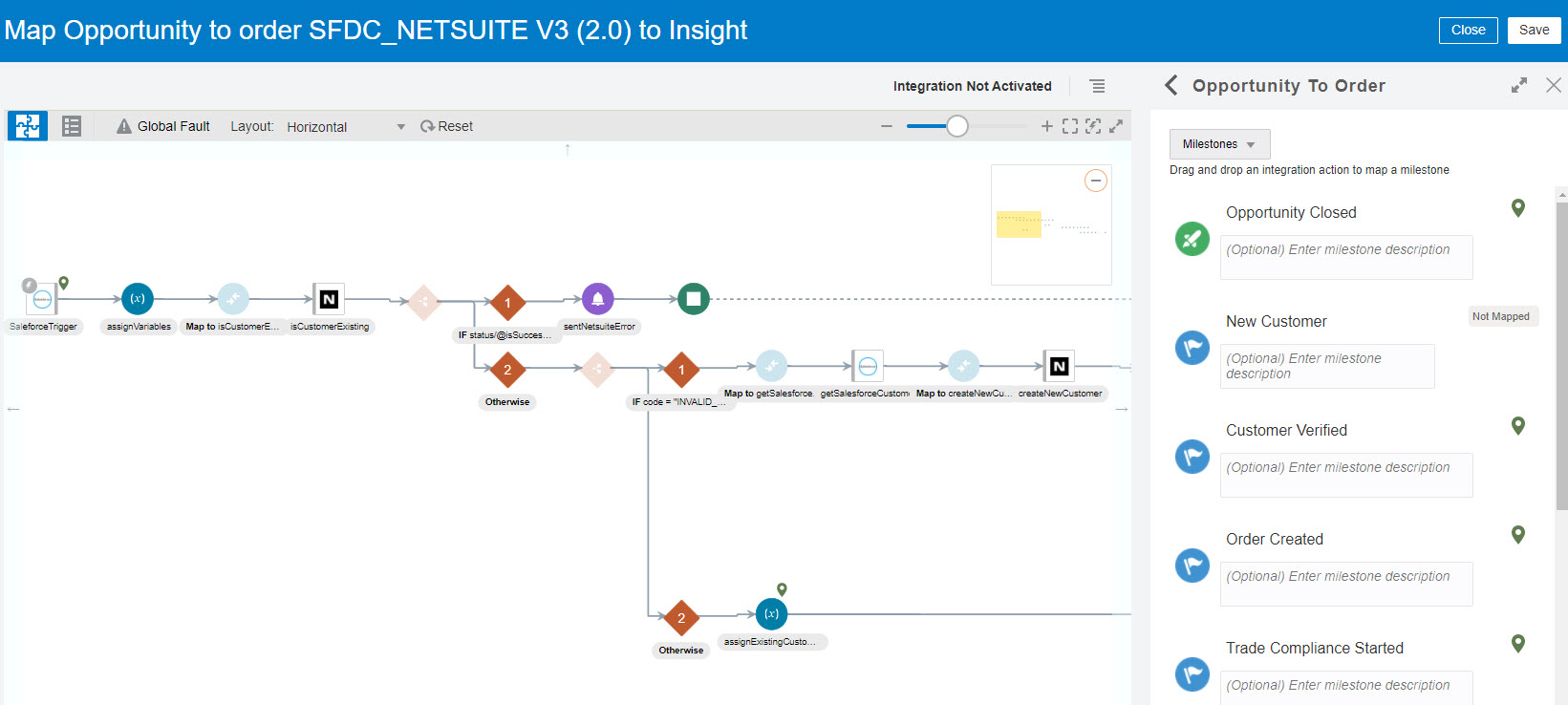 The Insight Designer in the Integrations feature