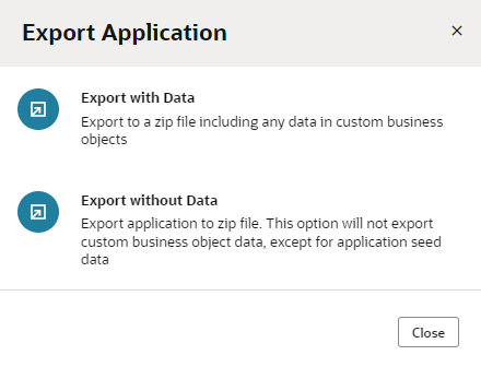 Description of export-application-dialog.png follows