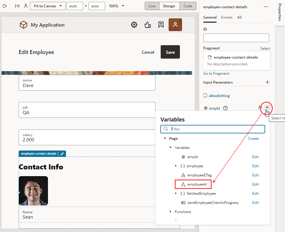 Description of fragment-data-inputparameter-employeeid.png follows