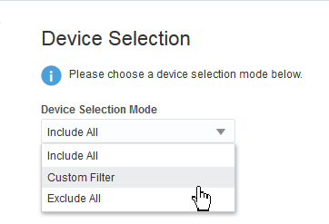 Description of app-device-selection-modes.jpg follows