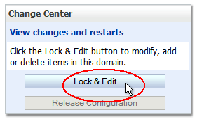 Change Center, Lock and edit