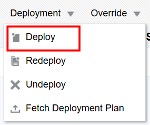 Select Deploy