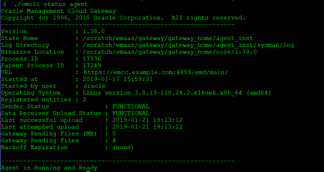 Description of gateway_verify_omcli.png follows