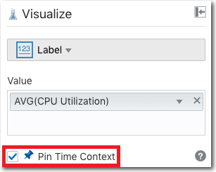Pin Time Context option