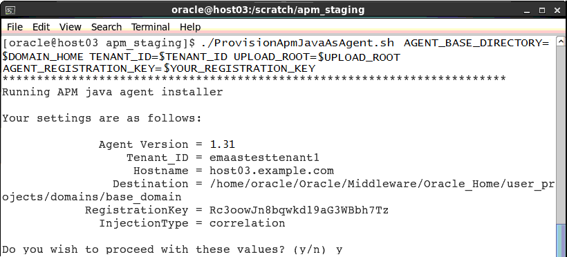 Installing Oracle Application Performance Management Agents on