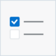 This is an image of the checkbox field icon.