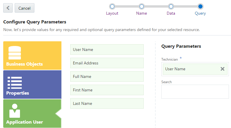 Description of query_parameters_page.png follows