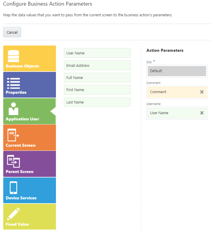 Description of business_action_mapper.png follows