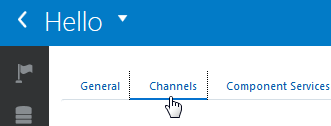 This is an image of the Channels tab within the Settings page.