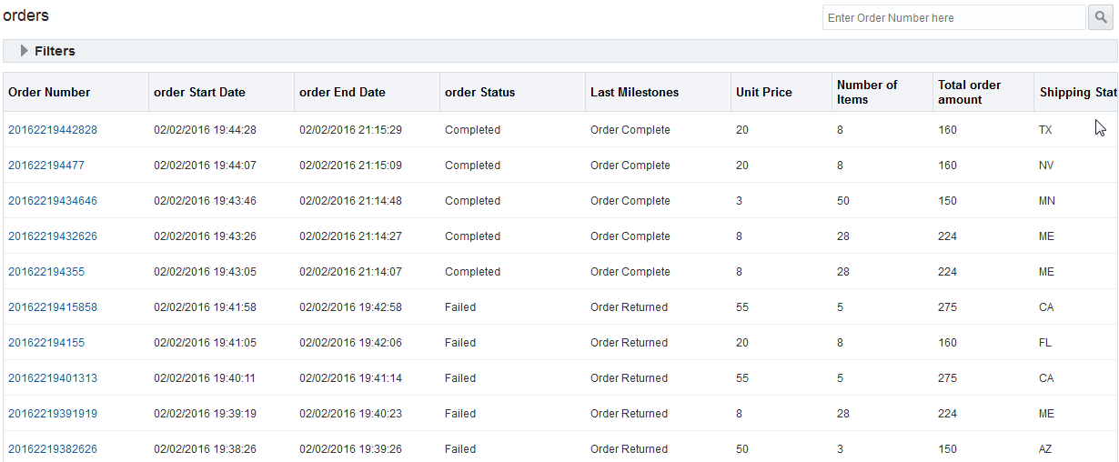 Instance List Instance List