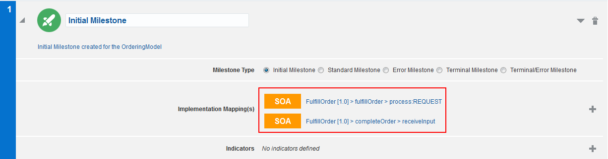 Milestone Mapped to Implementation