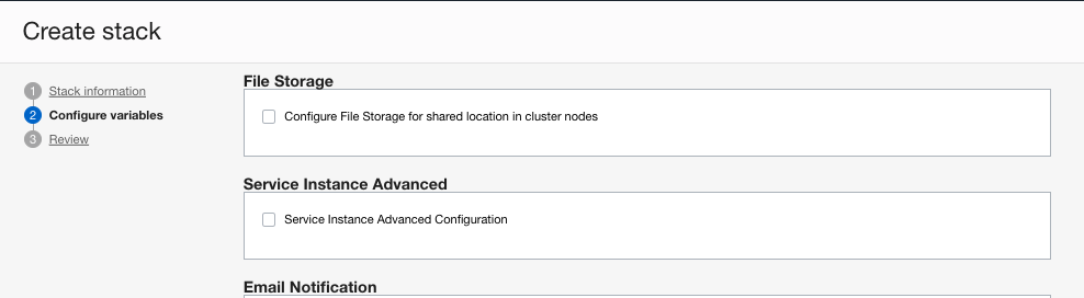 Configure File Storage for shared location in cluster nodes selection for SOA service type