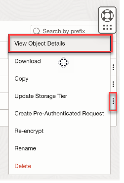 Object menu showing View Object Details menu item