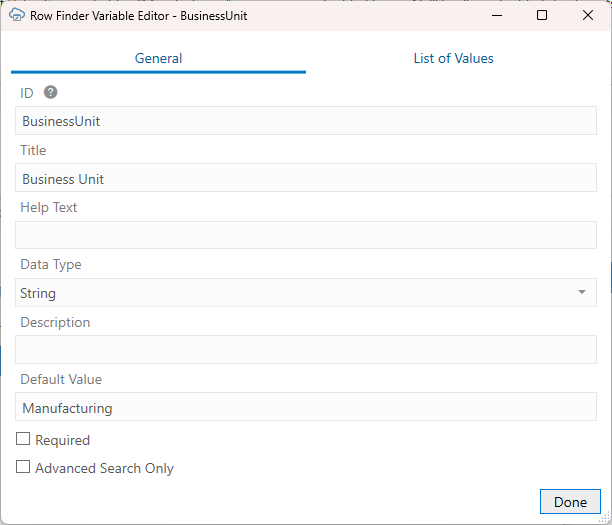 Description of row-finder-variable-default.png follows