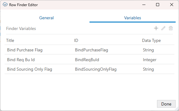 Description of row-finder-variables-tab.png follows