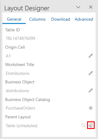 Description of dependentlayout-delete.png follows
