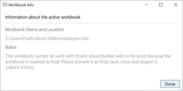 Description of workbook-info-screen.png follows Description of workbook-info-screen.png follows