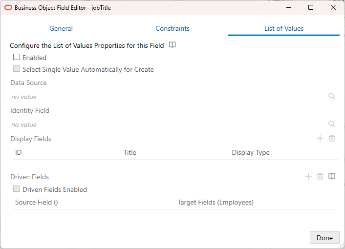 Description of excel-lov-blank.png follows Description of excel-lov-blank.png follows
