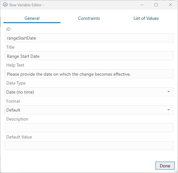 Description of row-variable-editor.png follows Description of row-variable-editor.png follows