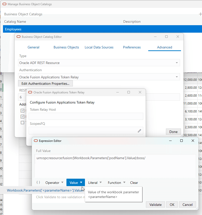 Expression Editor for ScopesFQ Property