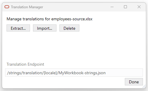 Translation Endpoint
