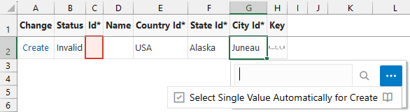 Select Single Value