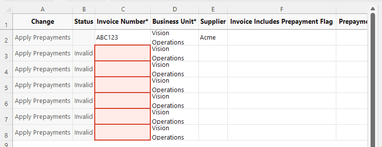 Description of apply-prepayments-action-table.png follows