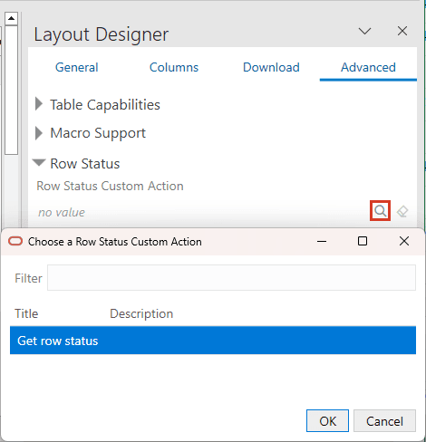 Description of choose-row-status-dialog.png follows
