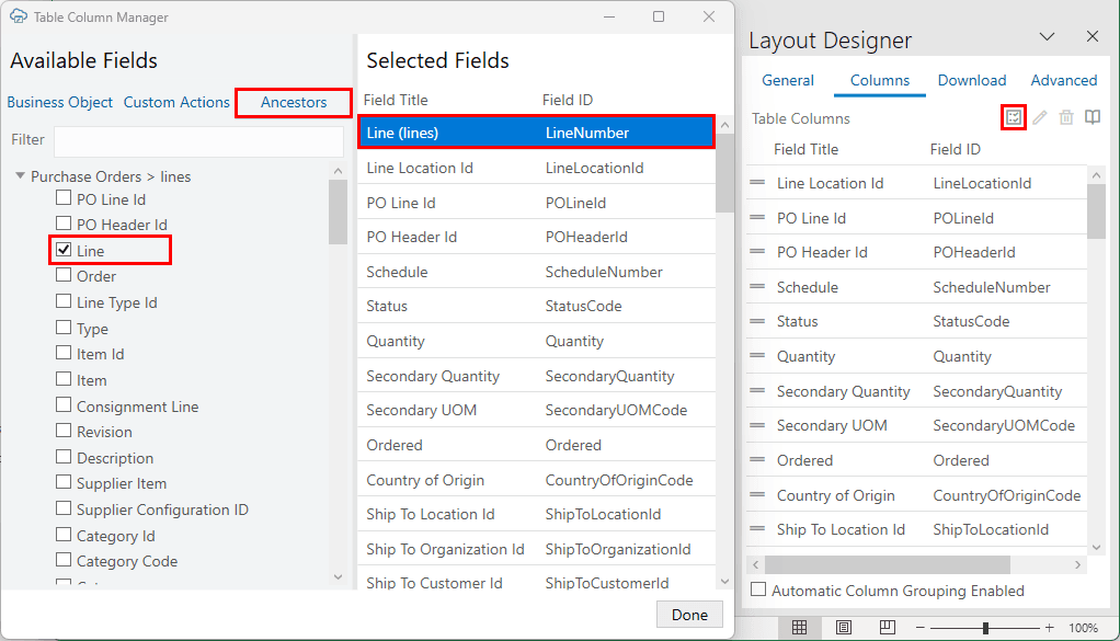 Description of dependentlayout-ancestorcolumn.png follows