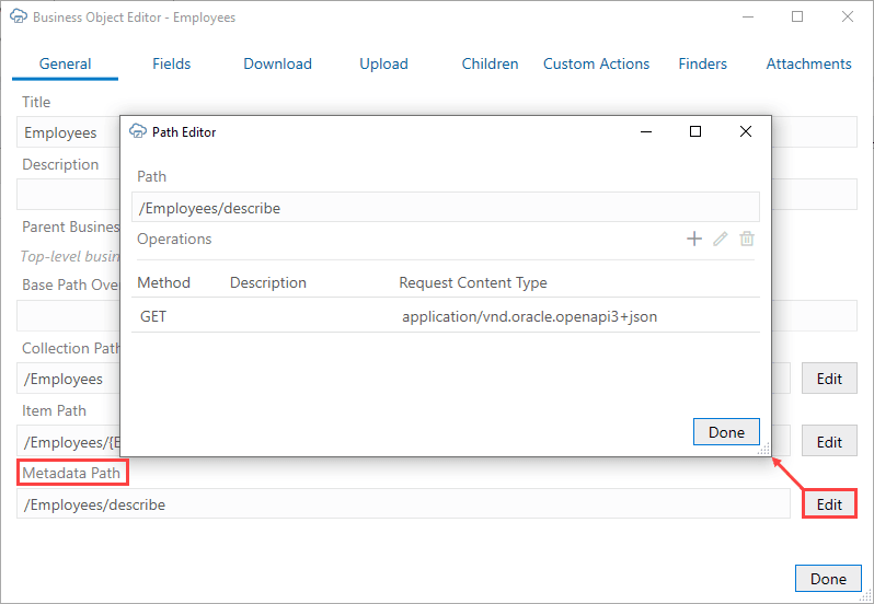 Description of metadata-path-settings.png follows