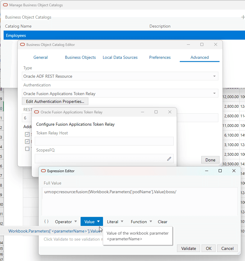 Expression Editor for ScopesFQ Property