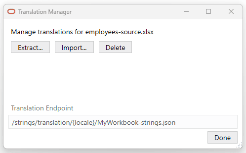 Translation Endpoint