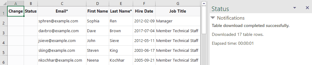 Search dialog prompting for the Salary query value