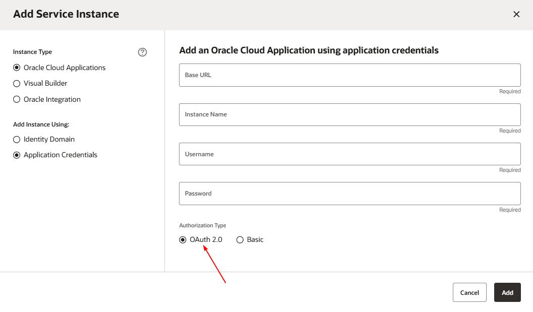 Description of addserviceoauth1.png follows