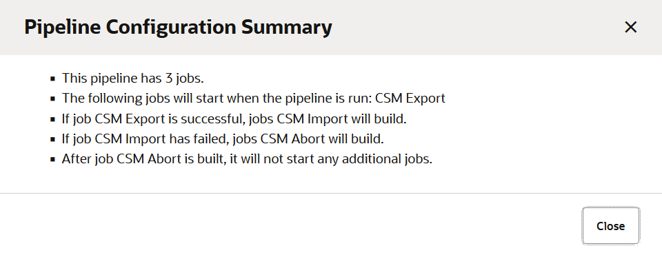 Description of csm-pipeline-configuration-summary.png follows