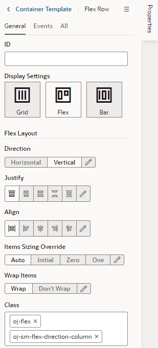 Description of container-template-flex-row-direction.png follows