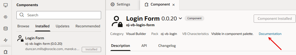 Description of login-form-documentation.png follows
