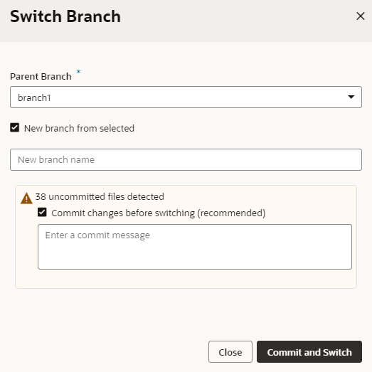 Description of switchbranchandcommit.png follows