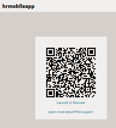 QR codes for mobile applications