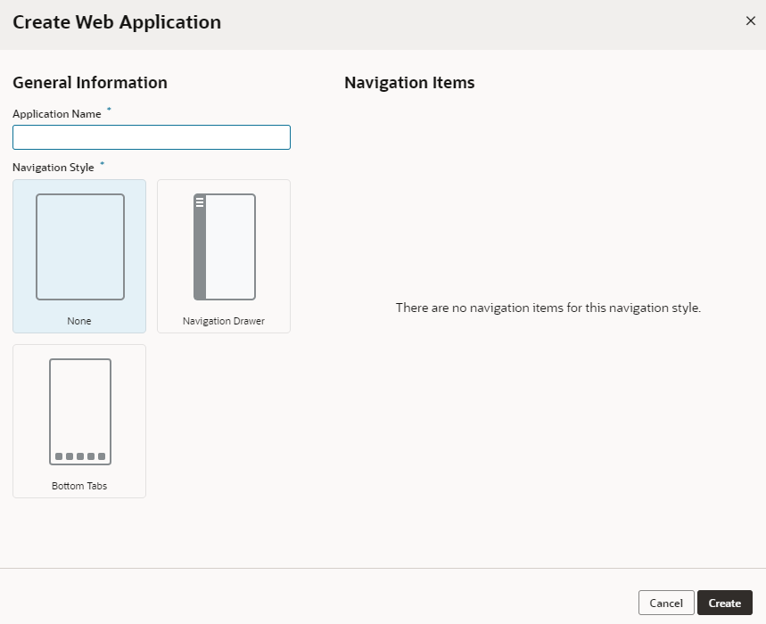 Description of webapp-appnav-createdialog.png follows