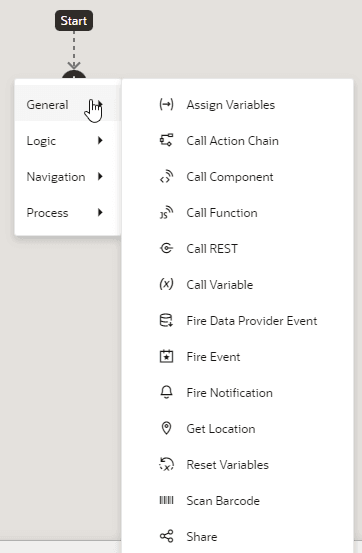 Description of action-chain-editor-popupmenu-appui.png follows